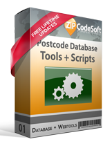Postcode radius scripts ASP, PHP, Coldfusion